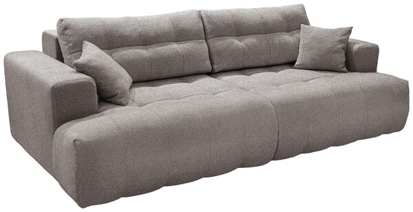 POHOVKA BIG SOFA, plast, textil, kompozitní dřevo, mokka Livetastic - Pohovky, Online Only