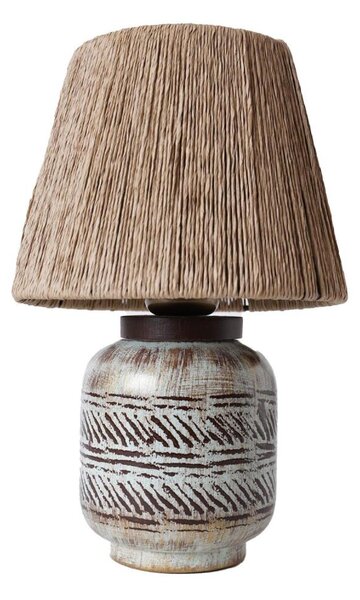 Stolní lampa RAMZES 1xE27/40W/230V hnědá
