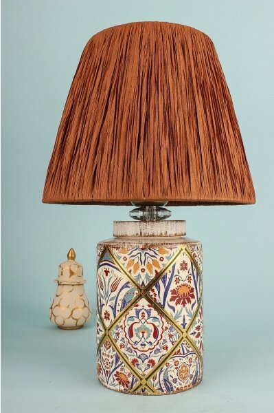 Stolní lampa RAMZES 1xE27/40W/230V rafie