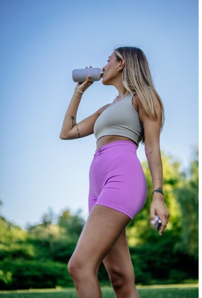 Lehká nerezová lahev EQUA Timeless Lilac 600 ml