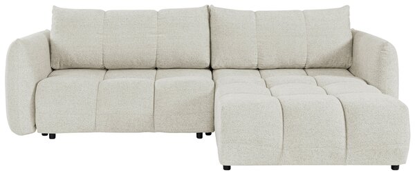 ROHOVÁ ROZKLÁDACÍ POHOVKA, plast, textil, kompozitní dřevo, béžová Livetastic - Online Only sedačky, Online Only