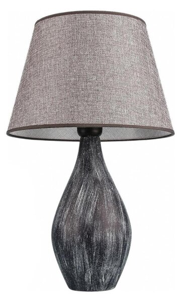 Stolní lampa RAMZES 1xE27/40W/230V šedá