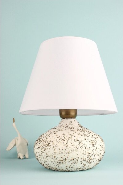 Stolní lampa RAMZES 1xE27/40W/230V bílá