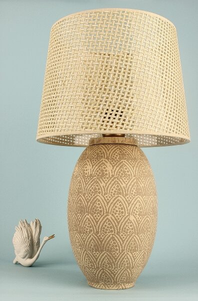 Stolní lampa RAMZES 1xE27/40W/230V zlatá
