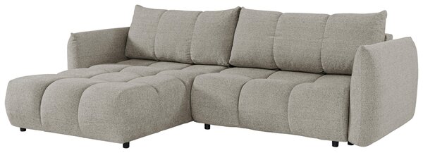 ROHOVÁ ROZKLÁDACÍ POHOVKA, plast, textil, kompozitní dřevo, mokka Livetastic - Online Only sedačky, Online Only