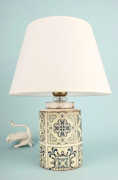 Stolní lampa RAMZES 1xE27/40W/230V bílá