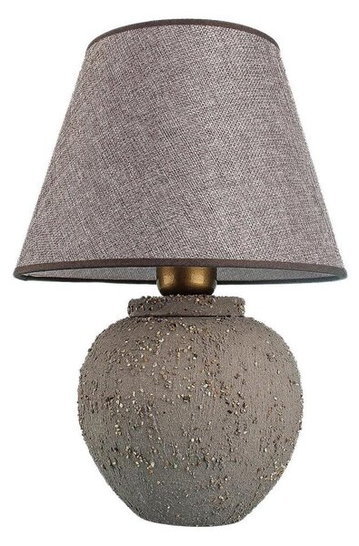 Stolní lampa RAMZES 1xE27/40W/230V hnědá
