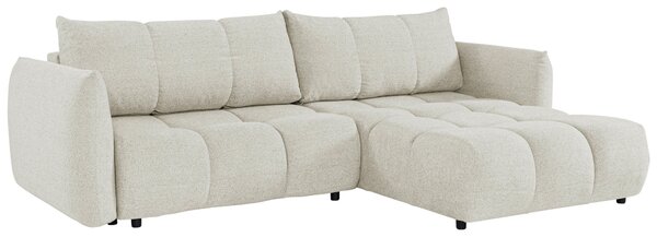 ROHOVÁ ROZKLÁDACÍ POHOVKA, plast, textil, kompozitní dřevo, béžová Livetastic - Online Only sedačky, Online Only