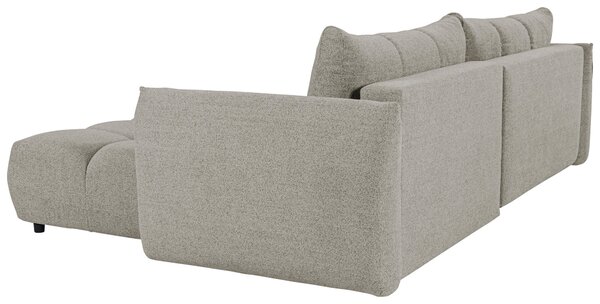 ROHOVÁ ROZKLÁDACÍ POHOVKA, plast, textil, kompozitní dřevo, mokka Livetastic - Online Only sedačky, Online Only