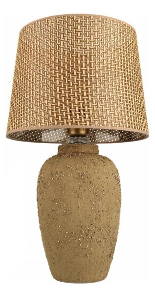 Stolní lampa RAMZES 1xE27/40W/230V hnědá