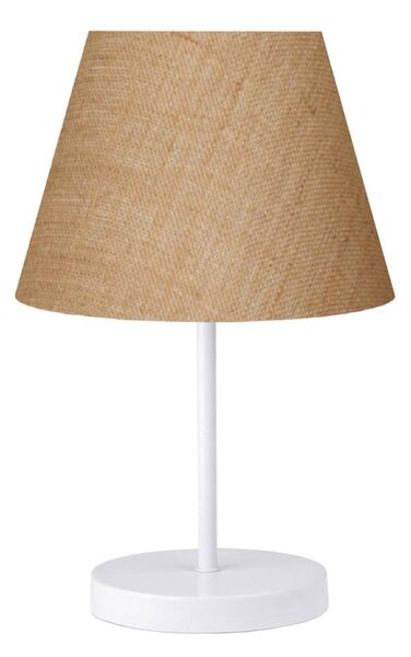Stolní lampa AYD 1xE27/40W/230V hnědá/bílá
