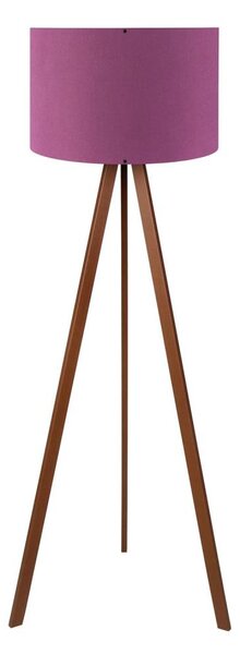 Stojací lampa AYD 1xE27/40W/230V fialová/hnědá
