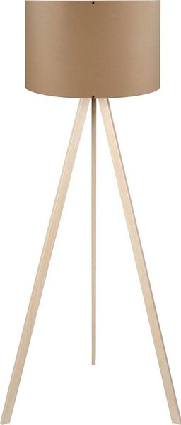 Stojací lampa AYD 1xE27/40W/230V hnědá/béžová