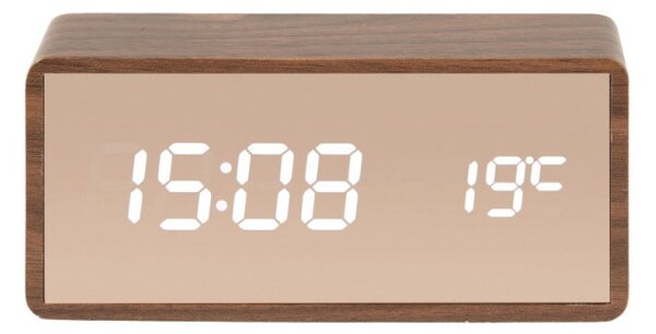 Designové LED hodiny - budík 5878DW Karlsson 15cm