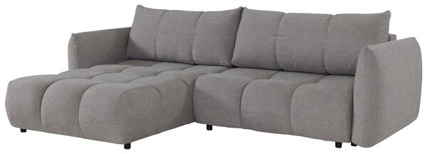 ROHOVÁ ROZKLÁDACÍ POHOVKA, plast, textil, kompozitní dřevo, šedá Livetastic - Online Only sedačky, Online Only