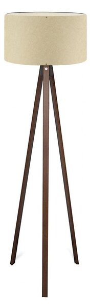 Stojací lampa AYD 1xE27/40W/230V béžová/hnědá