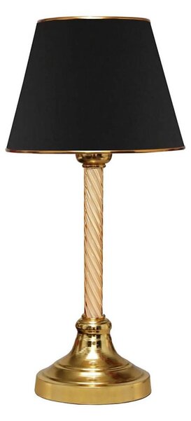 Stolní lampa AYD 1xE27/40W/230V černá/zlatá