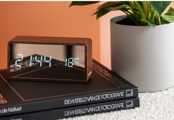 Designové LED hodiny - budík 5878DW Karlsson 15cm