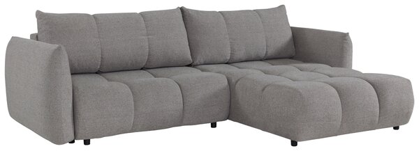 ROHOVÁ ROZKLÁDACÍ POHOVKA, plast, textil, kompozitní dřevo, šedá Livetastic - Online Only sedačky, Online Only