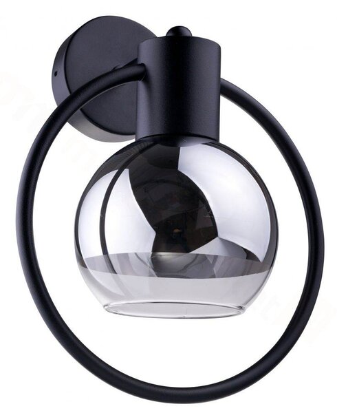Nástěnné moderní osvětlení LINDA, 1xE27, 60W, černé