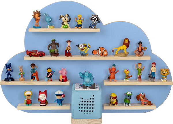 Tectake Police MyLittleStory Cloud pro až 28 Tonies - modrá