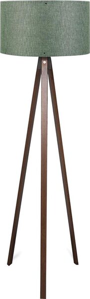 Stojací lampa AYD 1xE27/40W/230V hnědá/zelená