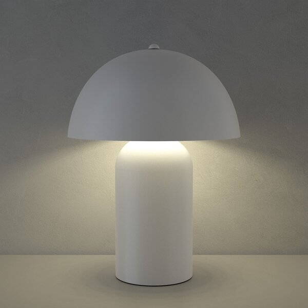 Tectake Malá retro stolní lampa Kade, stmívatelná - bílá