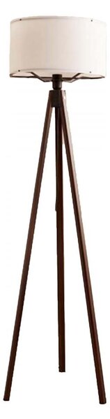 Stojací lampa AYD 1xE27/40W/230V hnědá/bílá
