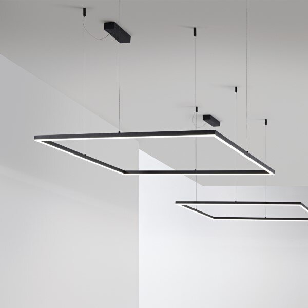 Ideal Lux 259208 ORACLE SLIM závěsné svítidlo LED 51W/4100lm 3000K černá