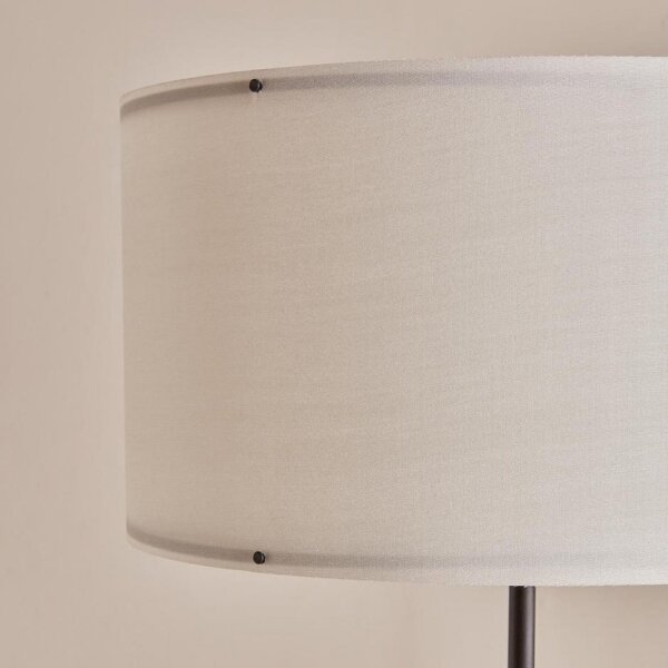 Stojací lampa AYD 1xE27/40W/230V hnědá/bílá
