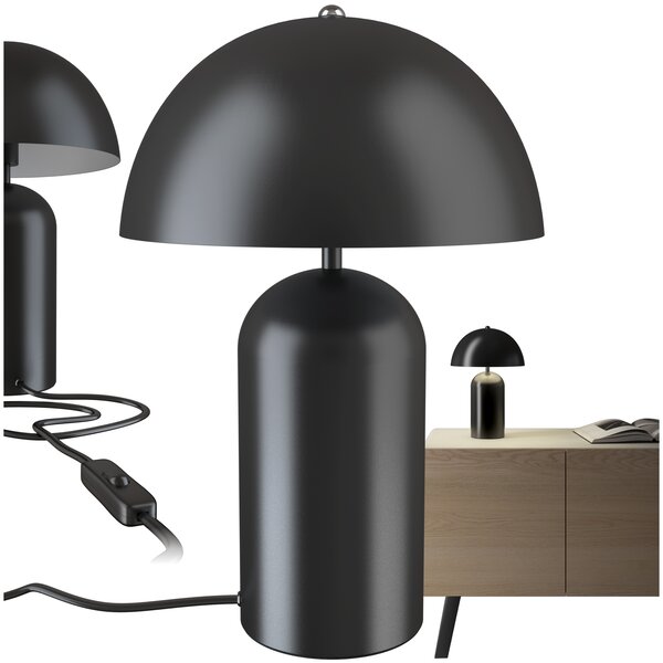Tectake Malá retro stolní lampa Altea, 40W - černá