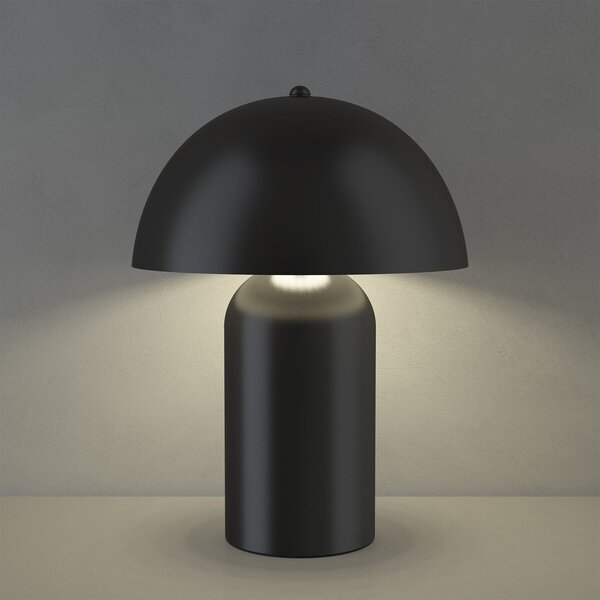 Tectake Malá retro stolní lampa Kade, stmívatelná - černá