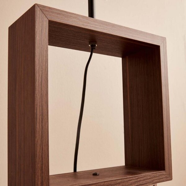 Stojací lampa AYD 1xE27/40W/230V hnědá