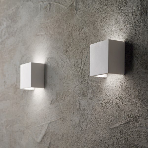 Nástěnné svítidlo Ideal lux 214689 FLASH Gesse AP1 HIGH 1xG9 40W bílá