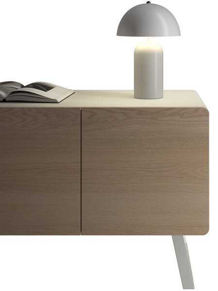 Tectake Malá retro stolní lampa Altea, 40W - bílá