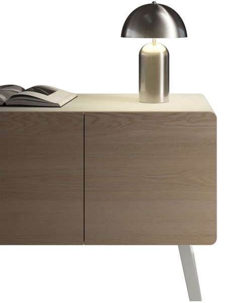 Tectake Malá retro stolní lampa Altea, 40W - Matný nikl