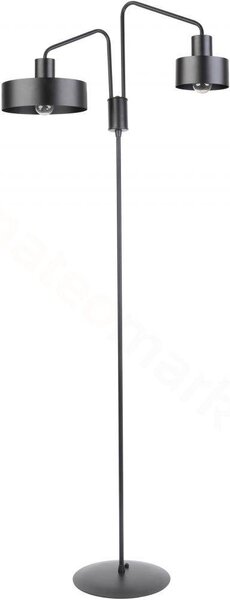 Moderní stojací lampa JUMBO, 2xE27, 60W, černá