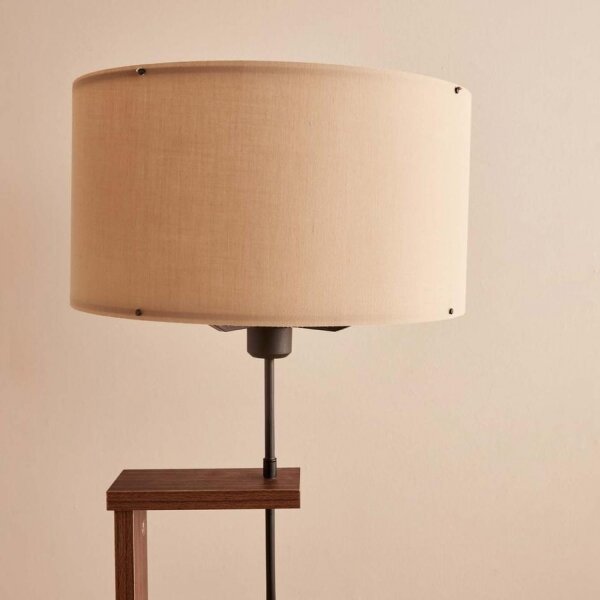 Stojací lampa AYD 1xE27/40W/230V hnědá