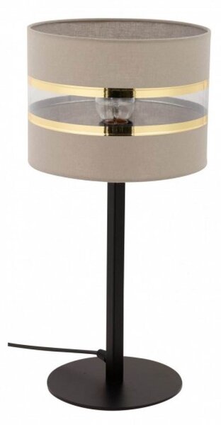 Moderní stolní lampa SARA, 1xE27, 60W, šedá