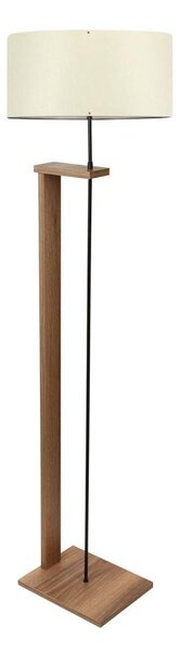 Stojací lampa AYD 1xE27/40W/230V hnědá/krémová