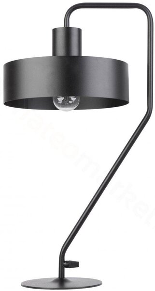 Industriální stolní lampa VASCO, 1xE27, 60W, černá