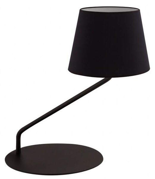 Moderní stolní lampa LIZBONA, 1xE27, 60W, černá