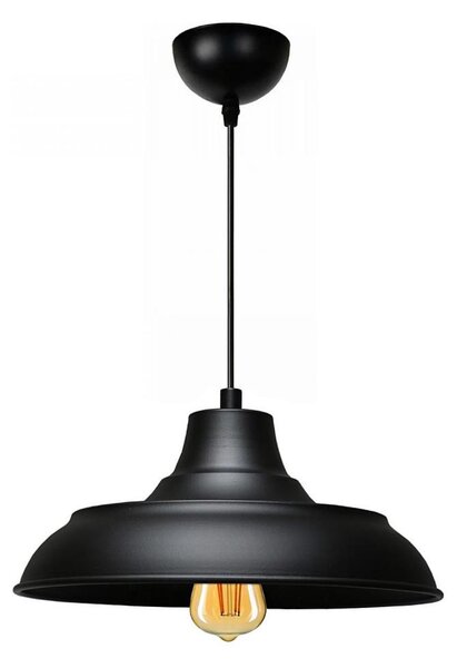 Lustr na lanku AYD 1xE27/40W/230V černá