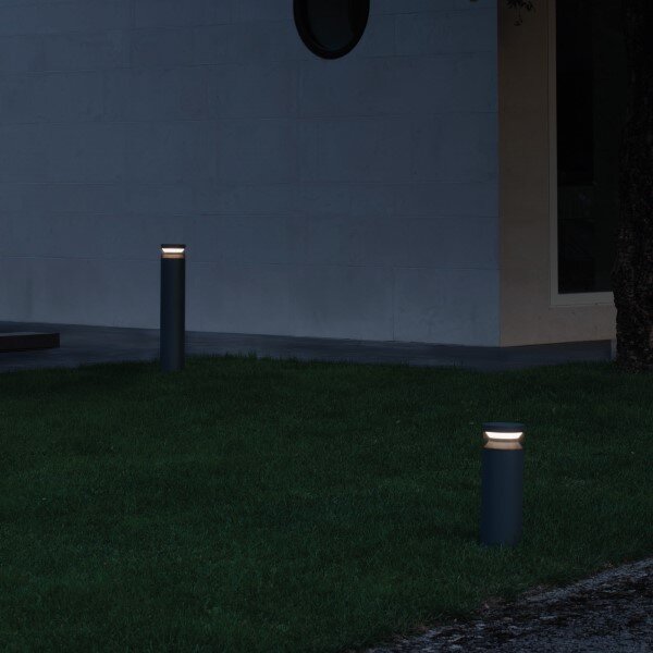 Ideal lux 346724 BOEING venkovní stojanové svítidlo/sloupek V1000mm LED 14W 1700/300lm 3000K IP65 hnědá