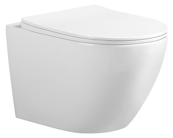 BPS-koupelny Podomítkový modul Geberit DuoFix s WC mísou FW-WH-TR-03 + ovládací tlačítko Delta 01 bílá
