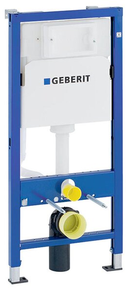 BPS-koupelny Podomítkový modul Geberit DuoFix s WC mísou MU-MTB-RIM-01 + ovládací tlačítko Delta 50 černá mat