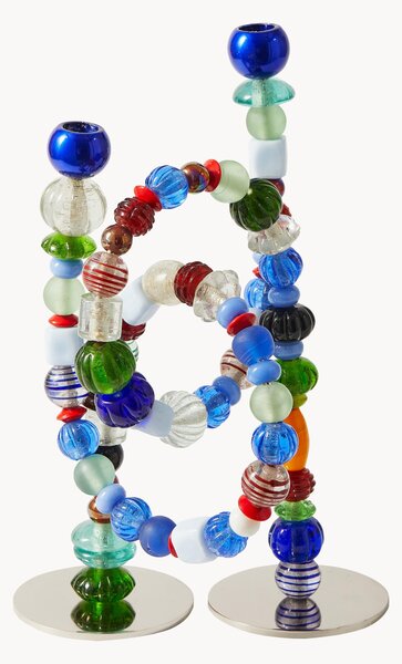 Ručně vyrobený svícen Beads