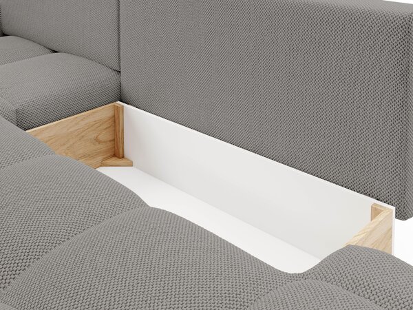 Rohová sedací souprava Sopran (šedá) (L). Akce -26%