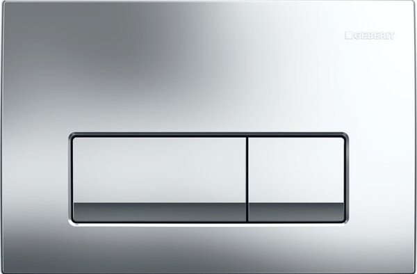 BPS-koupelny Podomítkový modul Geberit DuoFix s WC mísou FW-WH-TR-03 + ovládací tlačítko Delta 50 chrom