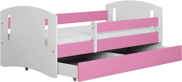 POSTEL PRO DĚTI A MLÁDEŽ 80/140 cm, bílá, pink MID.YOU - Dětské pokoje sestavy, Online Only